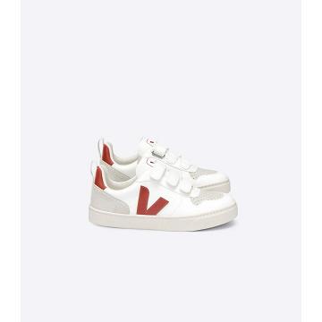 Veja V-10 CWL Kids' Sneakers White/Coffee | NZ 856GSO